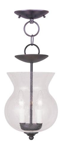 Livex Legacy 2 Light Bronze Chain Hang/Ceiling Mount - C185-4392-07